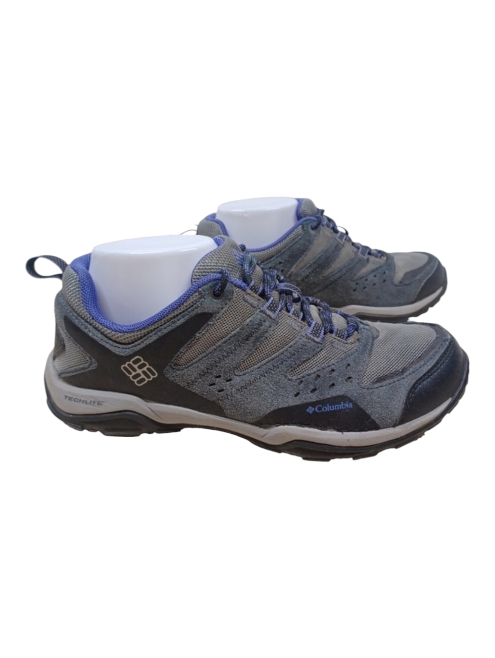 Columbia Techlite Hiking Trail Shoe Low Top Grey Gray Women's Size 8.5